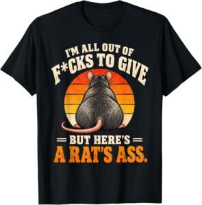 Funny rat joke graphic with sarcastic text