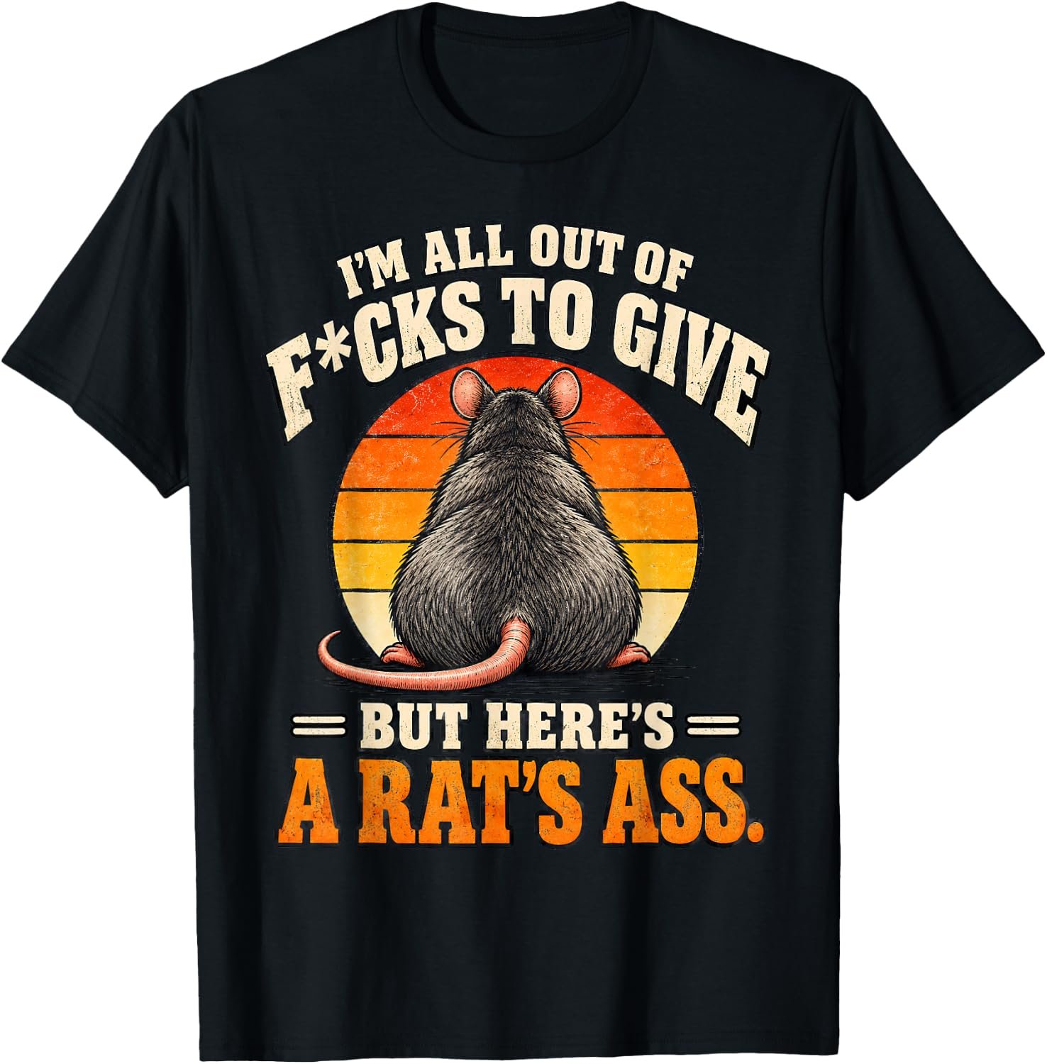Funny rat joke graphic with sarcastic text