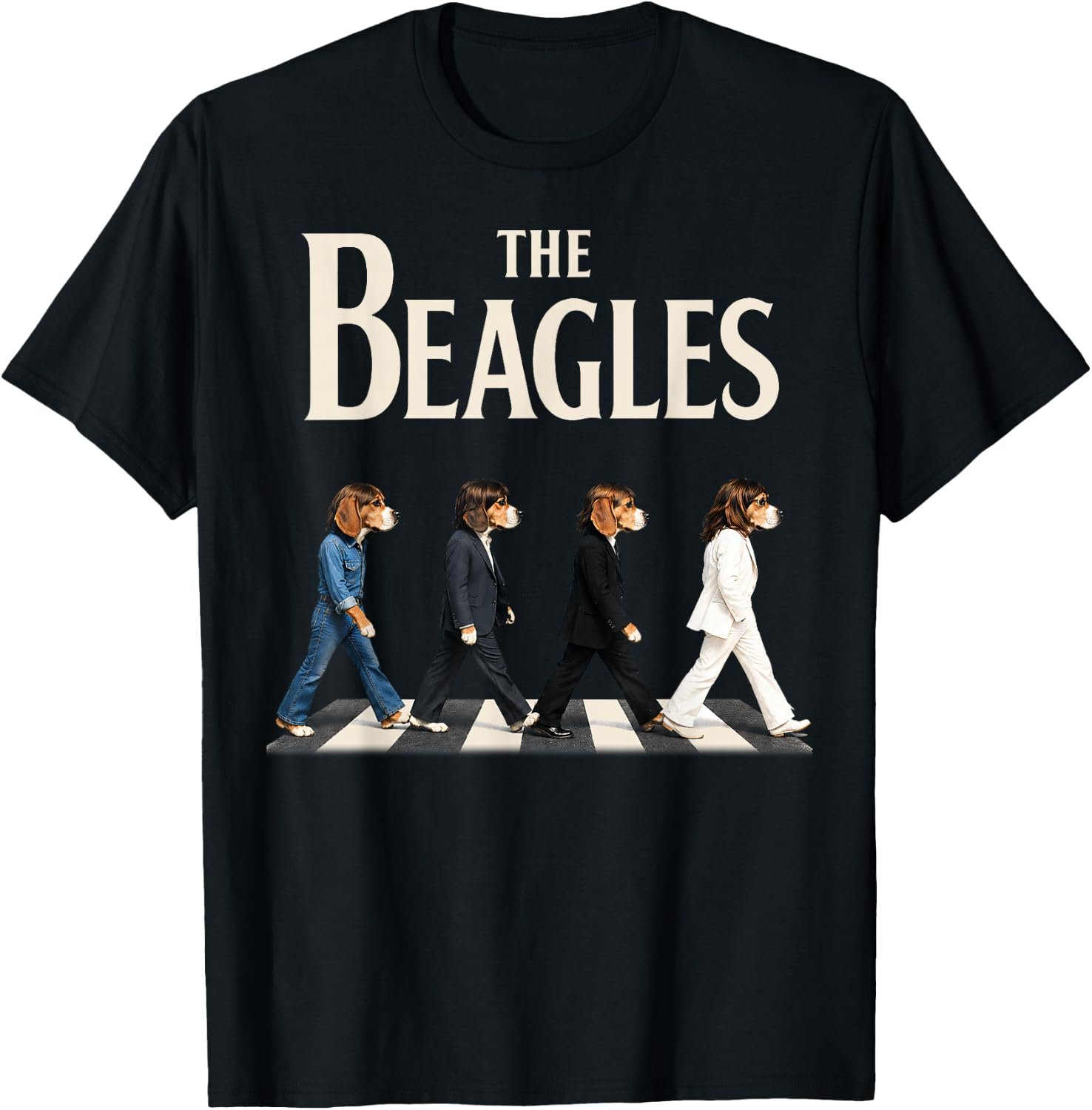 Beagles Funny Dog Parody Beatles T-Shirt
