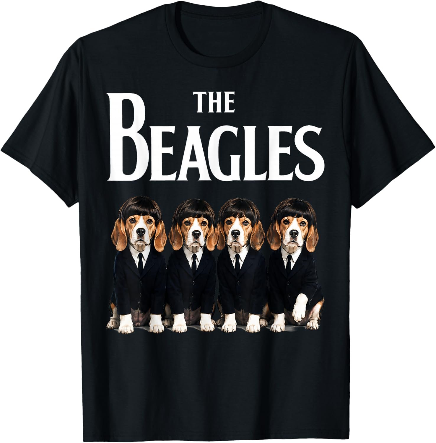 Beagles Funny Dog Parody Beatles T-Shirt