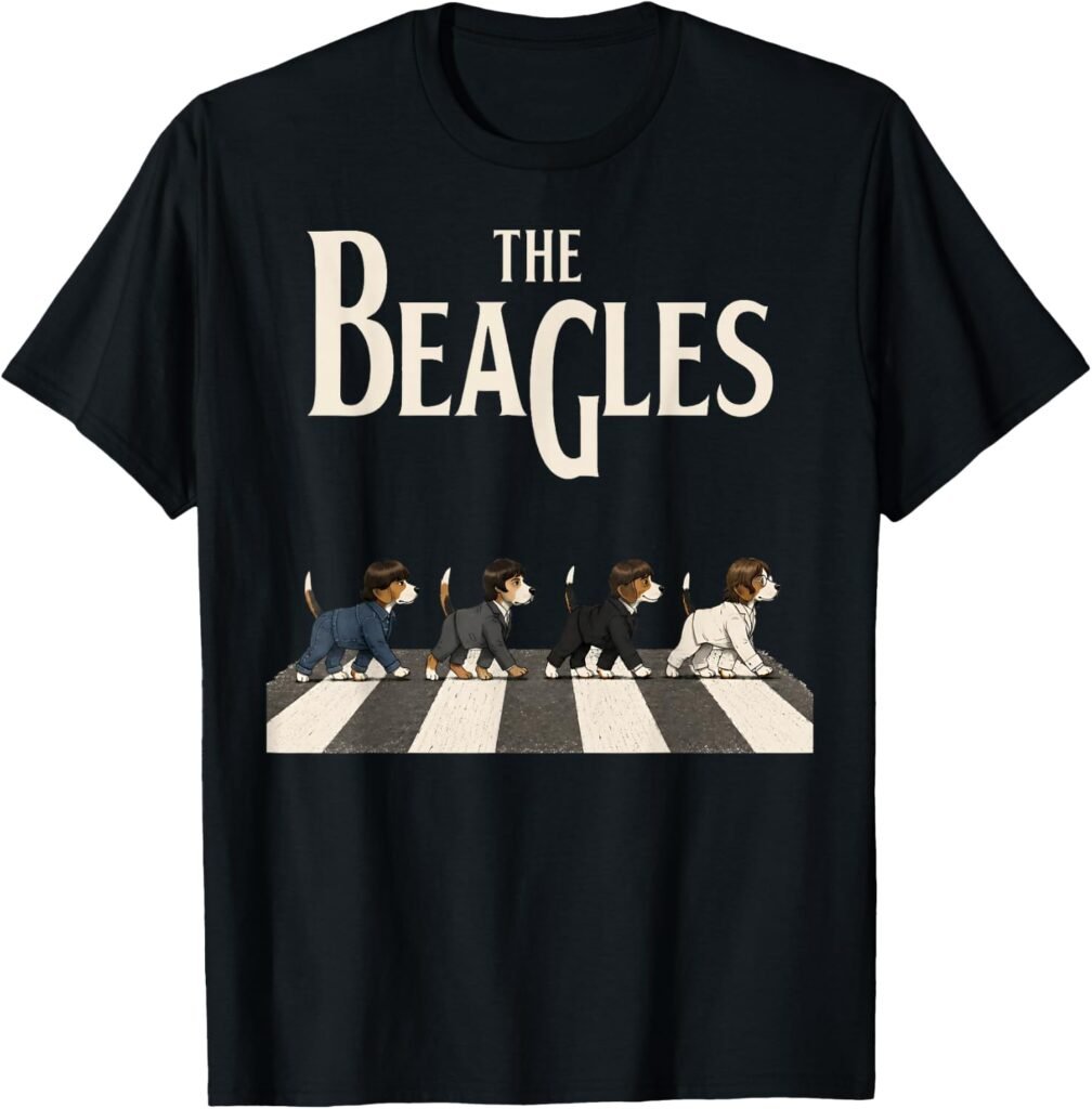 Beagles Funny Dog Parody Beatles T-Shirt