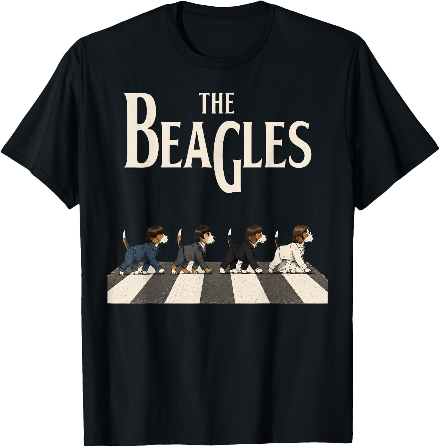 Beagles Funny Dog Parody Beatles T-Shirt