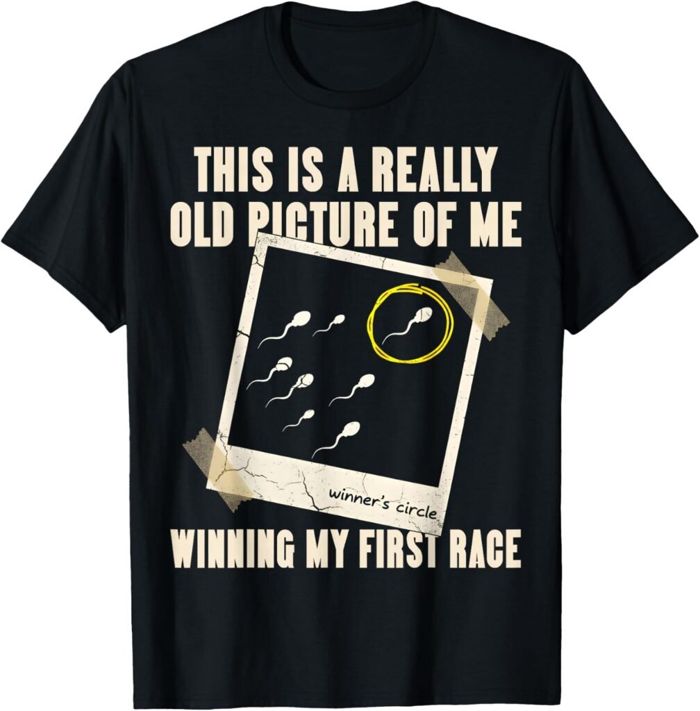 First Race T-Shirt with a really old picture of me winning my first race