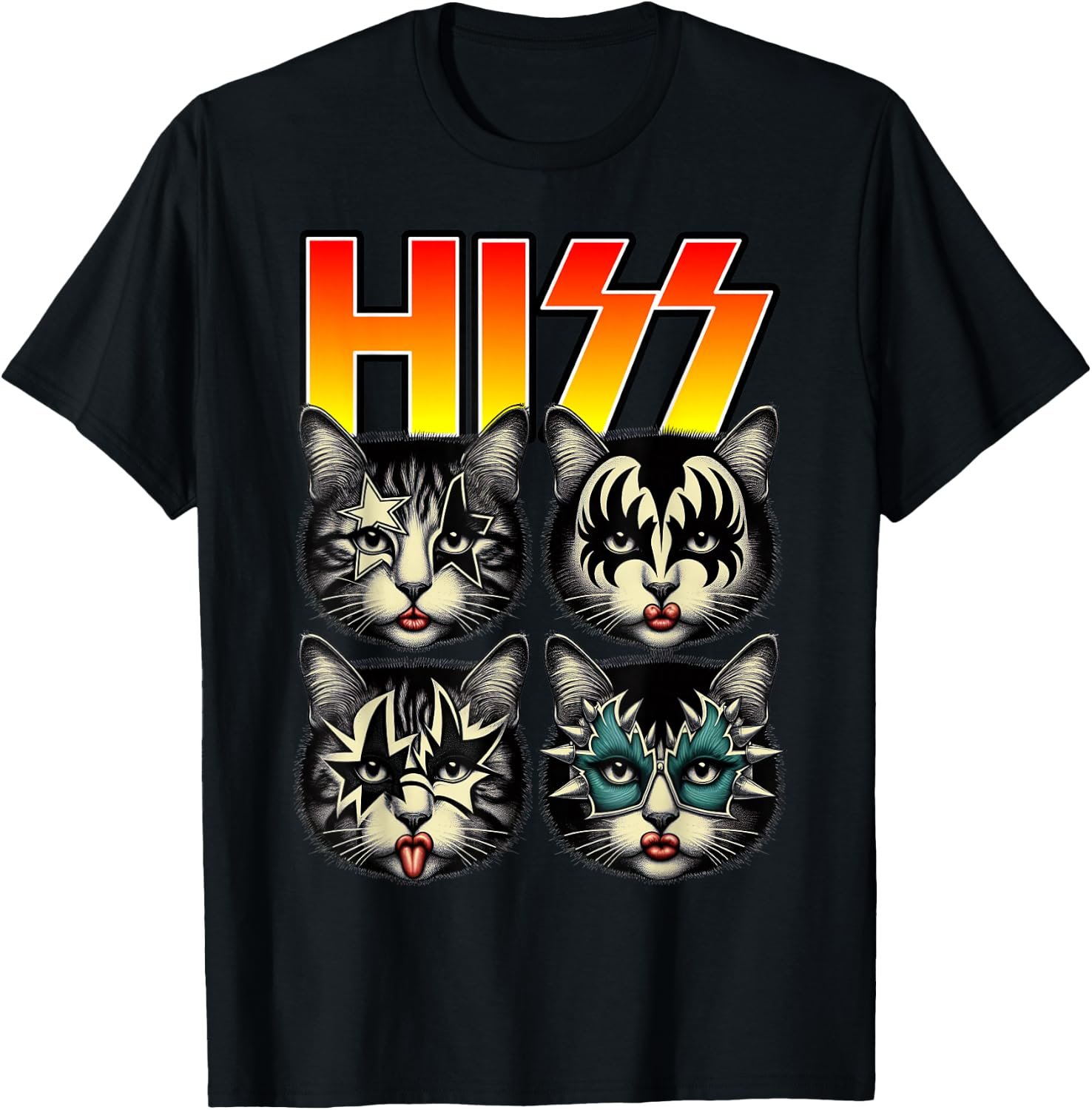 Hiss Cat Shirt funny cat design