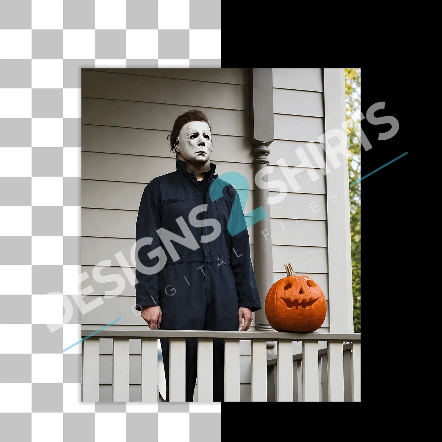 Michael Myers Halloween Horror Movie Free horror-themed artwork with transparent background
