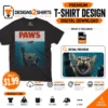 Funny feline character artwork for digital creative projects