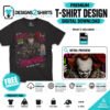 Pennywise Halloween Horror IT Movie Free PNG design for Halloween projects