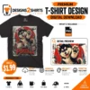 Playful giant dog character artwork